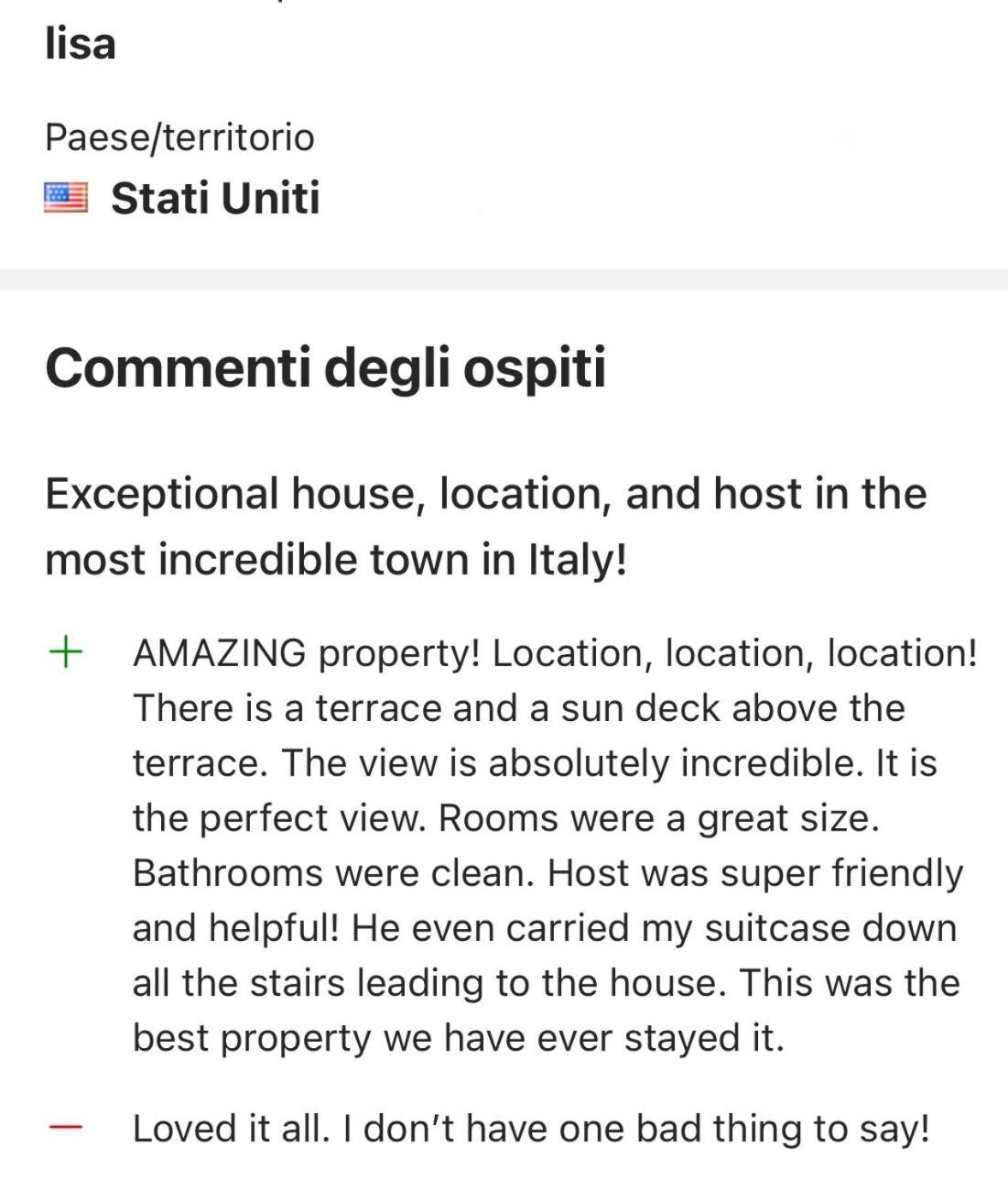 Casa Positano Leilighet Eksteriør bilde